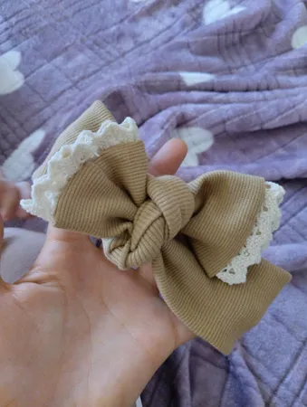 هدبند نوزادی ریماز مدل توسکا کدm324 رنگ نسکافه ای