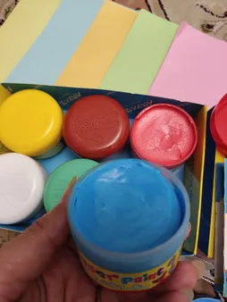 رنگ انگشتی 6 رنگ آریا مدل 7003