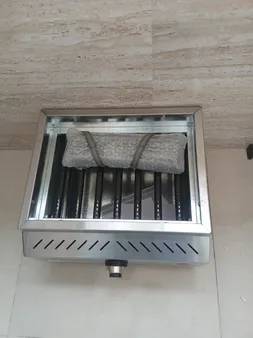 کباب پز آتش مهر مدل گازی استیل 45