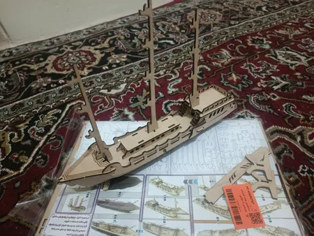 ساختنی مدل کشتی بادبانی