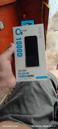 پاوربانک اکسیژن مدل OX-200 ظرفیت 10000 میلی آمپر ساعت