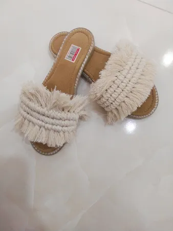 صندل زنانه مدل مکرومه