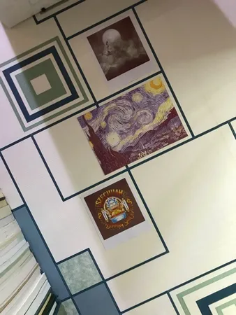 کارت پستال ماسا دیزاین طرح نقاشی ونسان ونگوگ کد postv01