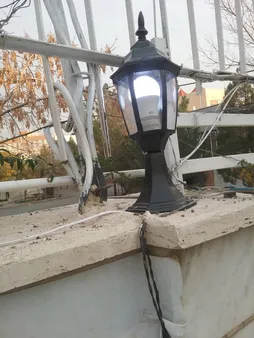 چراغ حیاطی مدل رزا کد 04