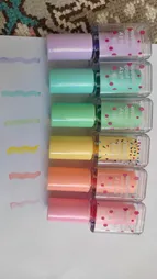 ماژیک علامت گذار طرح لاک کد kmt بسته 6 عددی