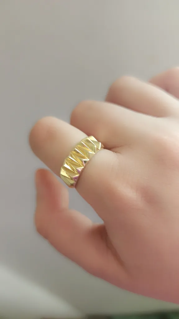 انگشتر طلا 18 عیار زنانه بان گالری مدل سیسیلی