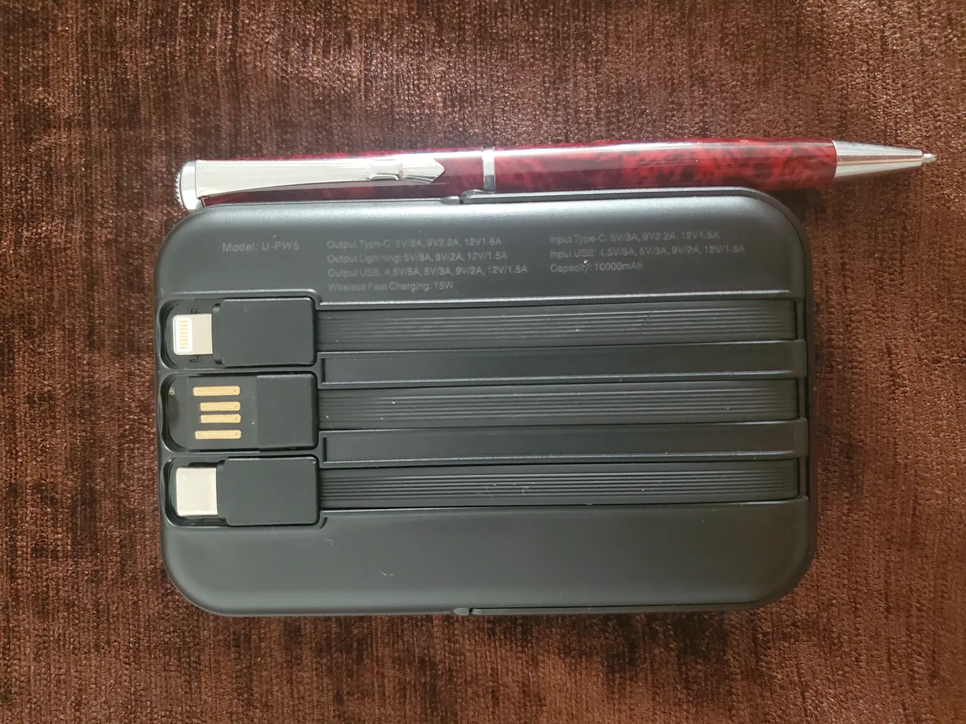 پاوربانک اولتراسور مدل U-PW5 ظرفیت 10000 میلی آمپر ساعت