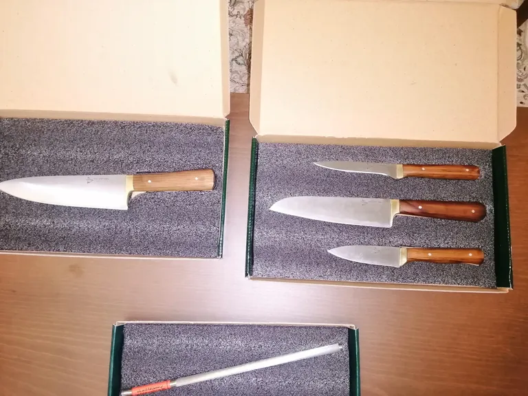 سرویس چاقو آشپزخانه 3 پارچه الماس زنجان مدل 03