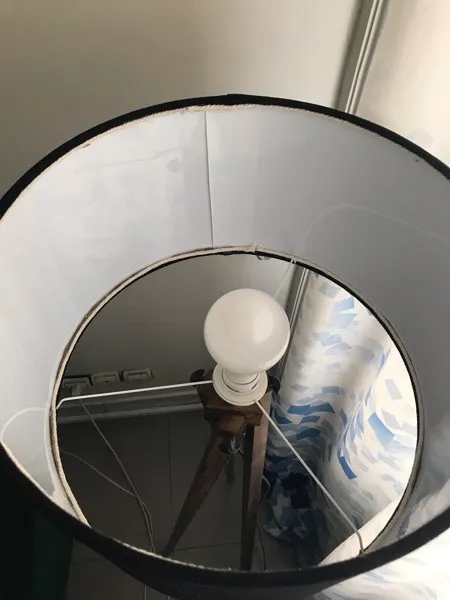 آباژور ایستاده آس کرال وود مدل چرخشی  As-ch010