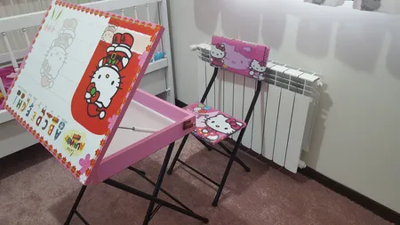 ست میز تحریر و صندلی طرح کیتی