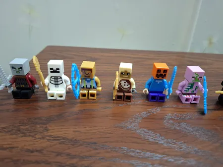 فیگور مدل ماینکرافت مجموعه 24 عددی