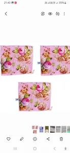 تجریه خرید دستمال آشپزخانه مدل حوله ای گلدار کد 03 مجموعه 3 عددی