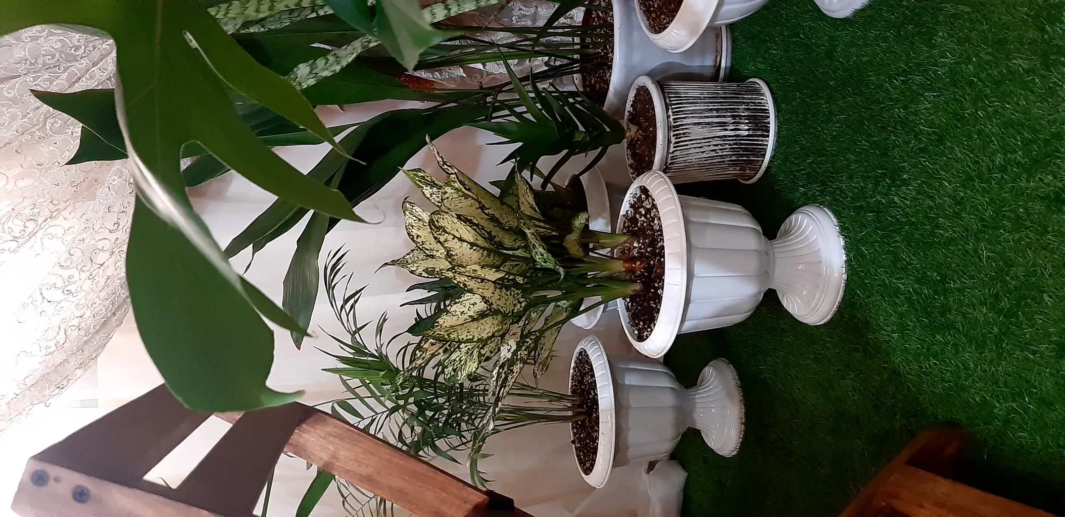 گلدان کلاسیک مدل پایه دار کد25cm