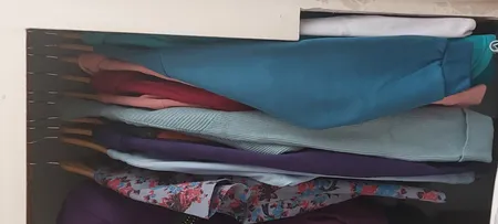 چوب لباسی مدل افرا طرح چوب بسته 20 عددی