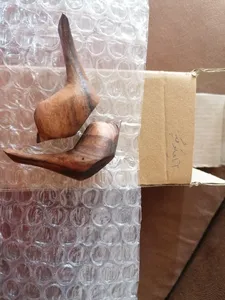 تجریه خرید مجسمه چوبی مدل پرنده کد 23 مجموعه 4 عددی