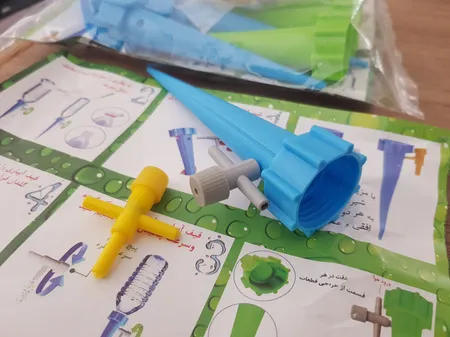 فیتیله صلیبی آبیاری قطره ای مدل Cj125 مجموعه 6 عددی