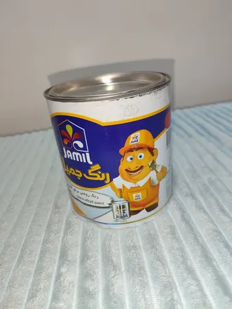 رنگ روغنی سفید براق جمیل مدل GLASS کد 711 حجم 1 لیتری