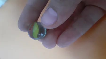 تیله شیشه ای مداد چوبی مدل چند پر بسته 100 عددی