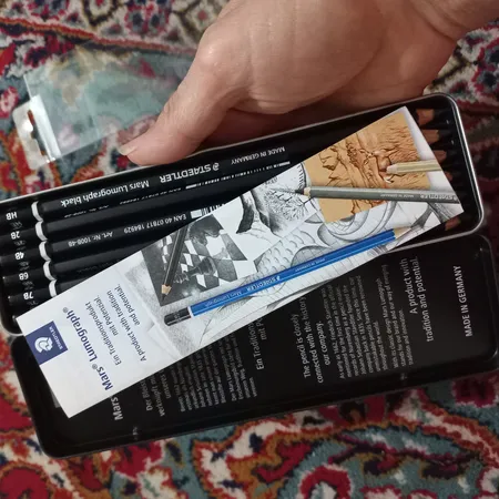 مداد استدلر مدل LUMOGRAPH مجموعه 6 عددی