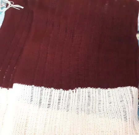 شال بافتنی زنانه کد SK