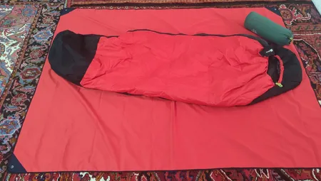 کیسه خواب گلدن بیر مدل MISHO1 به همراه زیرانداز و بالش سفری