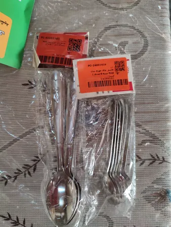 قاشق چای خوری مدل Rose بسته 6 عددی