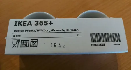 ظرف نگهدارنده تخم مرغ ایکیا مدل  365 بسته 2 عددی