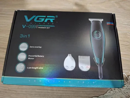 ست ماشین اصلاح موی صورت و بدن وی جی آر مدل V-099