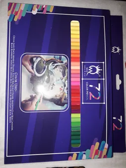 مداد رنگی 72 رنگ ام کیو کد  00072G