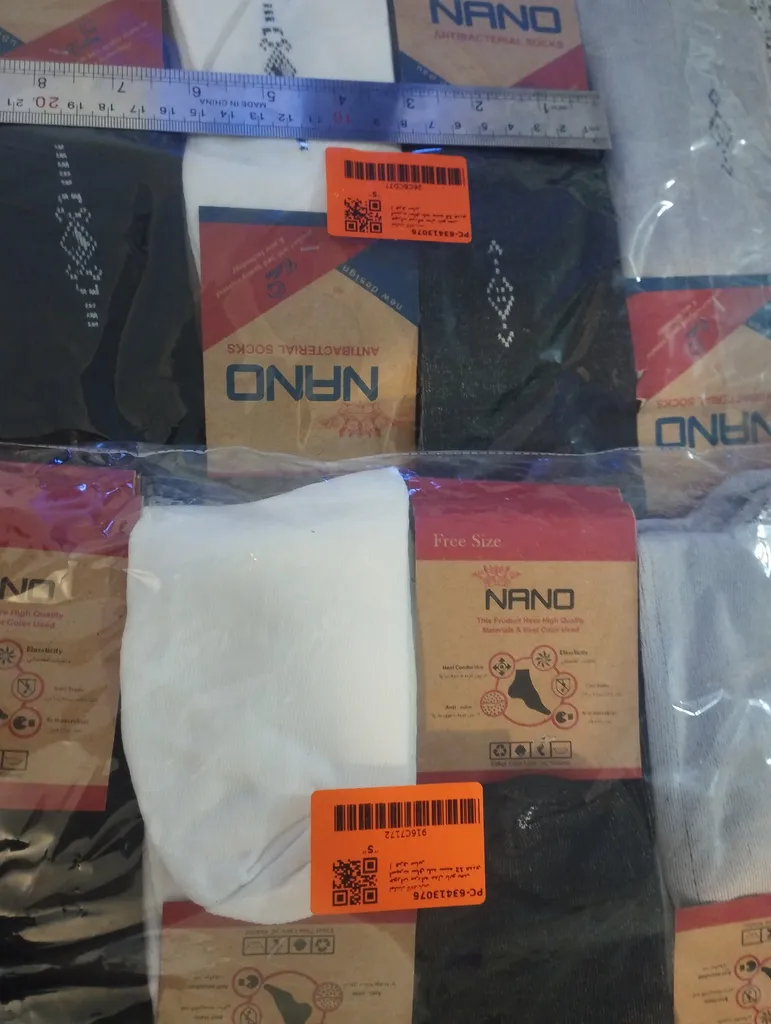 جوراب ساق بلند مردانه مدل نانو نخی اسپرت بسته 12 عددی