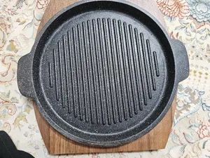 تجریه خرید تابه گریل چدن نالینو مدل Fahita سایز 20 به همراه استند چوبی