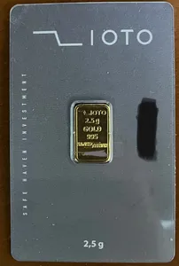 تجریه خرید شمش طلا 24 عیار زیوتو مدل DDD-Au-p2.5