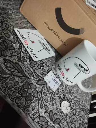 ست هدیه ماگ مدل لیوان شخصی بابا کد A1 مجموعه 4 عددی