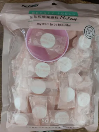 قرص ماسک ورقه ای صورت بایو آکوا مدل F01 بسته 50 عددی