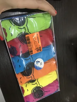 شورت زنانه آوین مدل چاپی کد 10 مجموعه 6 عددی