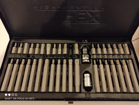 مجموعه 40 عددی سری آچار بیت اپکس کد APX6040