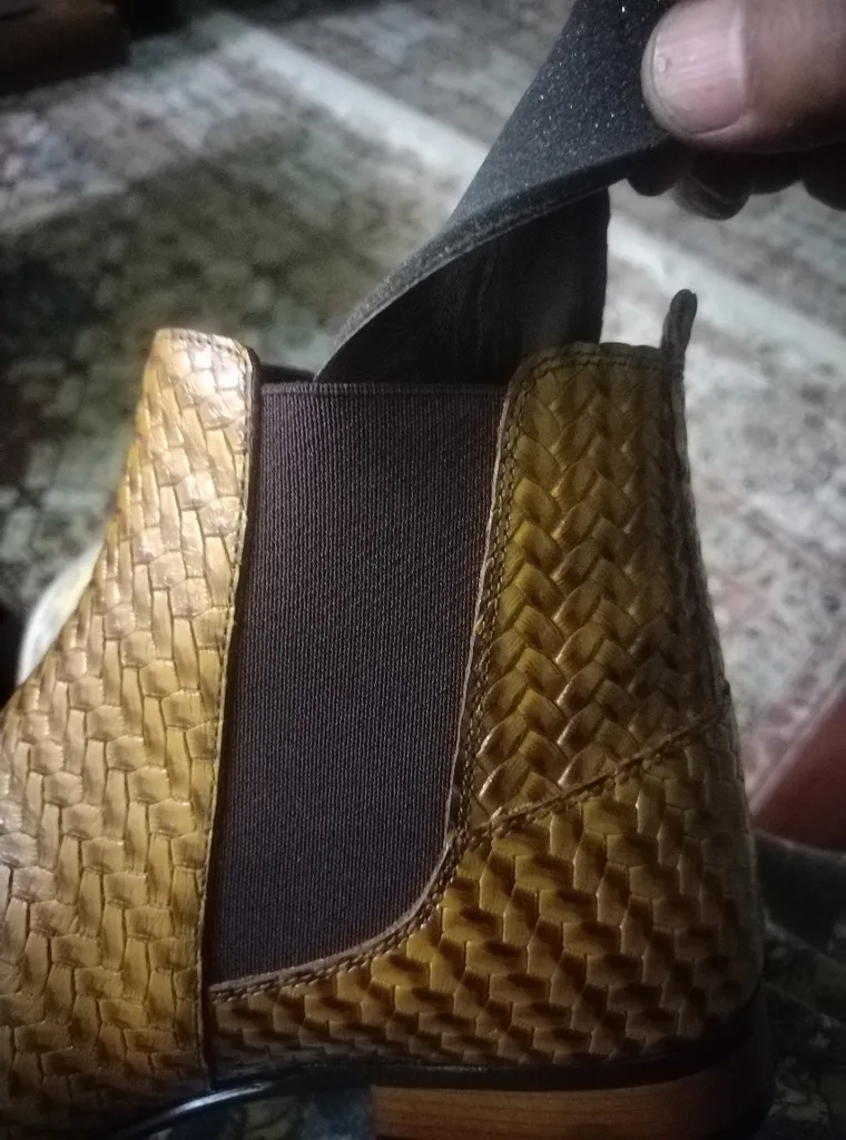 نیم بوت مردانه لردگام مدل چاپی