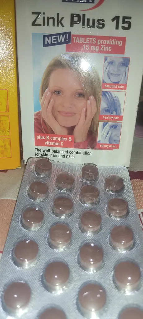 قرص زینک پلاس یوروویتال 15 میلی گرم بسته 60 عددی