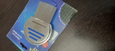 شانه ضد شپش لیندا نیت مدل تمام استیل پاک کننده تخم شپش