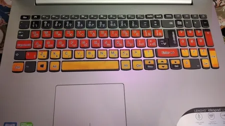 استیکر لپ تاپ توییجین و موییجین طرح آلمان کد 01 مناسب برای لپ تاپ 15.6 اینچ به همراه برچسب حروف فارسی کیبورد