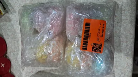 کوکتل پدیکور اور مدل دونات وزن 130 گرم بسته 6 عددی