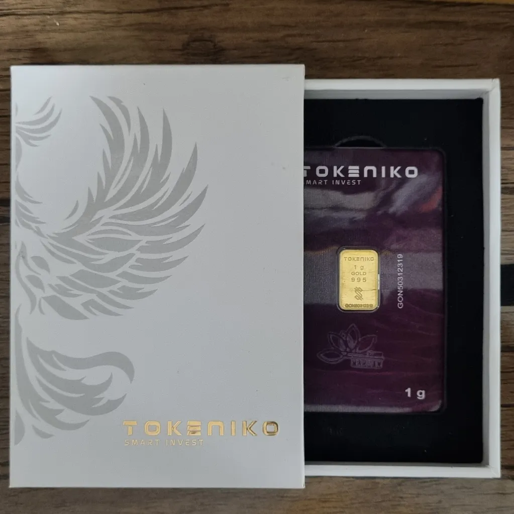 شمش طلا 24 عیار توکنیکو مدل GON-1