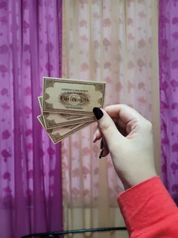 نشانگر کتاب مدل بلیط هاگوارتز بسته 3 عددی