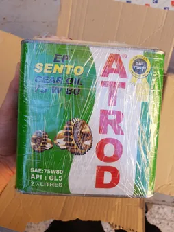 روغن گیربکس خودرو آترود مدل 75w80 Sento حجم 2.5 لیتر