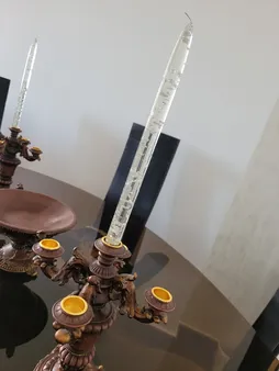 شمع مدل کریستالی کد 071 بسته  2 عددی