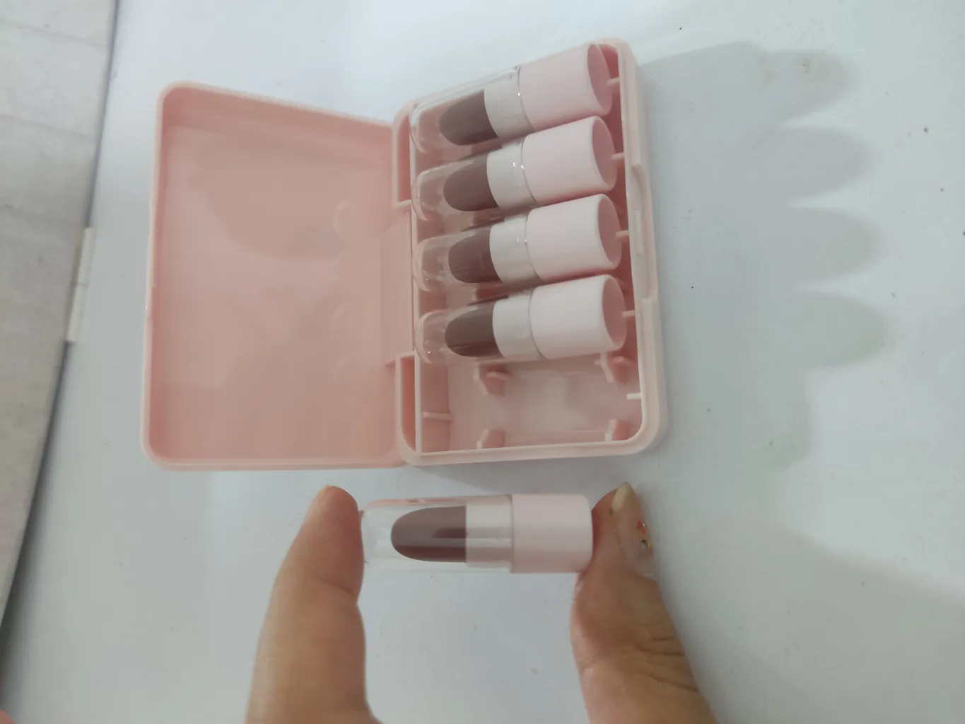 رژ لب جامد دراگون رانی مدل هلو بسته 5 عددی