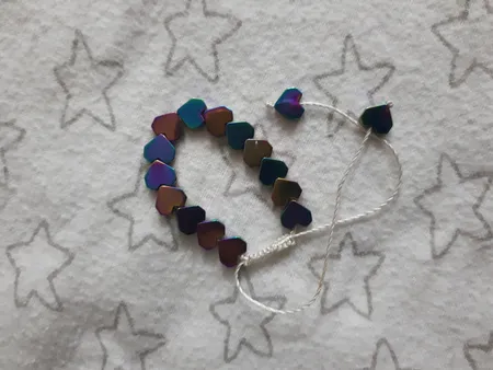 ریسه سنگ هماتیت طرح قلب کد Mn04