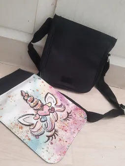 کیف دوشی دخترانه طرح یونیکورن کد du3