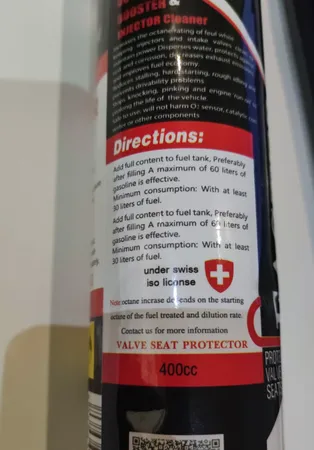 مکمل سوخت و اکتان فستر مدل M-1019 حجم 300 میلی لیتر