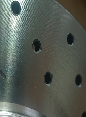 دیسک ترمز چرخ عقب کاردینال مدل سوراخ دار مناسب برای دنا پلاس توربو بسته 2 عددی